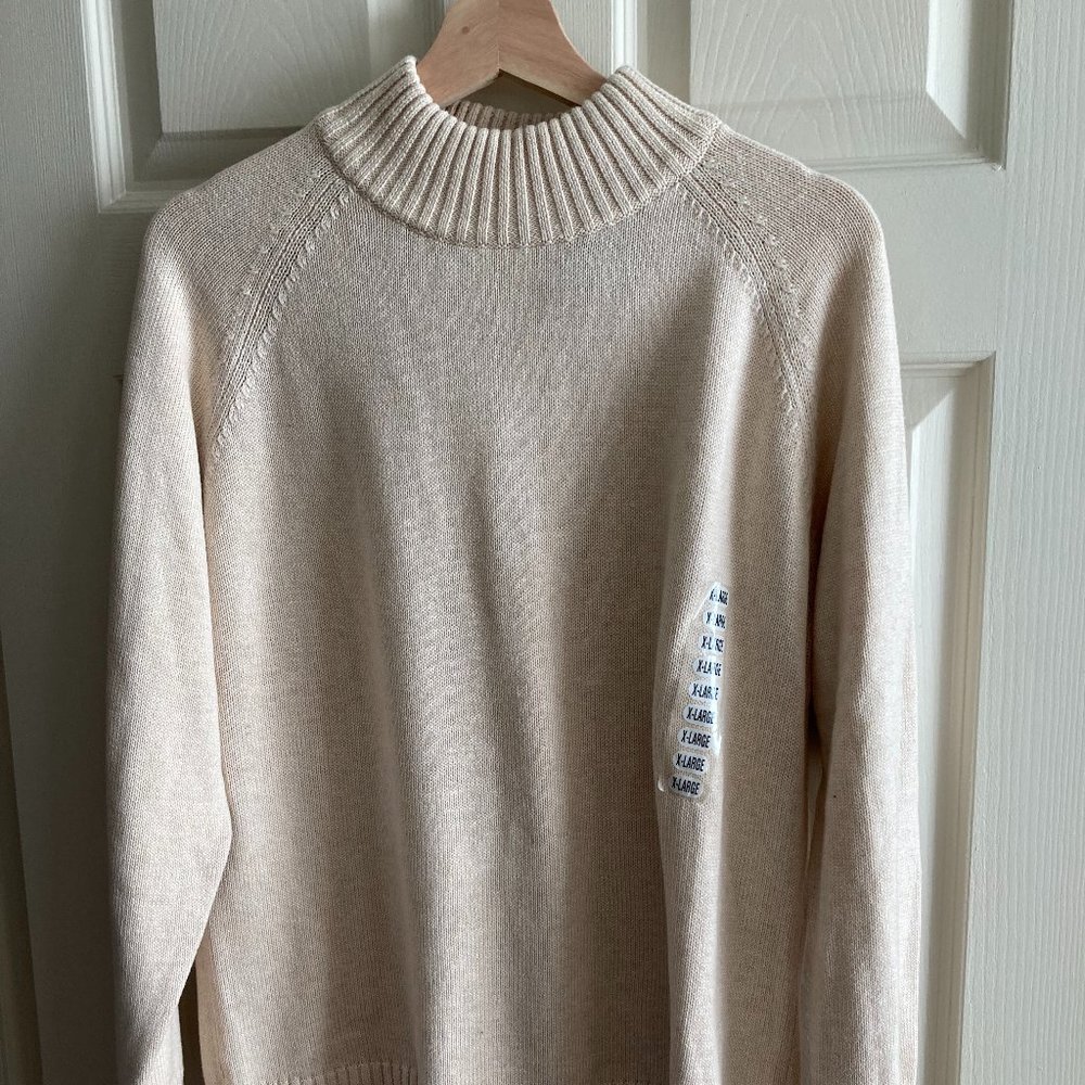 Womens Jeanne Pierre Tan Sweater - New with Tag